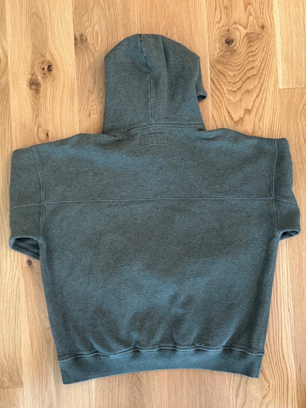 Abercrombie & Fitch Men's Small Olive Green Oversized Soft A&F Essentials Hoodie - Picture 4 of 7